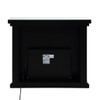 Noralie - 40" Fireplace - Mirrored & Faux Diamonds