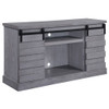 Amrita - TV Stand With Fireplace - Gray Oak