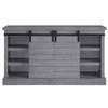 Amrita - TV Stand With Fireplace - Gray Oak