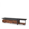 Elling - TV Stand - Walnut & Black