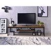 Bob - TV Stand - Weathered Oak & Black