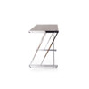 Finis - Writing Desk With USB - Weathered Oak & Chrome