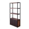 Sara - Bookshelf - Walnut & Sandy Black