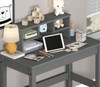 Logan - Writing Desk - Gray