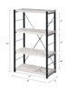 Jurgen - Bookshelf - Antique White & Black