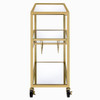 Adamsen - Serving Cart - Mirrored & Champagne