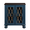 Lassie - Accent Table - Antique Blue Finish