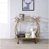 Traverse - Serving Cart - Mirrored & Champagne