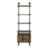 Ensata II - Side Pier - Rustic Oak & Black Finish