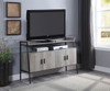 Samiya - TV Stand - Gray Oak & Black Finish