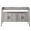 Samiya - TV Stand - Gray Oak & Black Finish