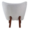 Zusud - Accent Chair - White Teddy Sherpa