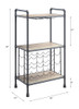 Brantley - Wine Rack - Antique Oak & Sandy Gray