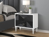 Dubni - Accent Table - White & Black
