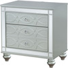 AZURA Silver Bedroom Set with LED Lighting