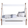 Loreen - Twin Bed - Oak & White