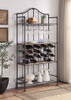 Edina - Wine Rack - Oak & Sandy Black
