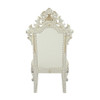 Adara - Side Chair (Set of 2) - Pearl White Synthetic Leather & Antique White