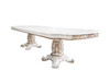 Vendome - 30" Dining Table With Pedestal Base - Antique Pearl
