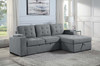 Kabira - Sectional Sofa - Gray Fabric