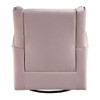 Tamaki - Swivel Chair With Glider - Pink Fabric