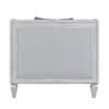 Katia - Chair With Pillow - Light Gray Linen & Weathered White