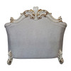 Vendome II - Chair With 2 Pillows - Two Tone Ivory Fabric & Antique Pearl