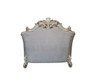 Vendom II - Chair - Two Tone Ivory Fabric & Antique Pearl Finish