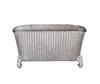 Versailles - Loveseat - Ivory Fabric & Bone White Finish