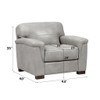 Cornelia - Chair - Pearl Gray Leather