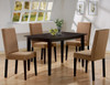 Rudy Cappuccino 5 Piece Dining Set