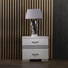 Naima II - Nightstand - White High Gloss
