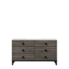 Avantika - Dresser - Faux Marble & Rustic Gray Oak