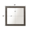 Avantika - Mirror - Rustic Gray Oak