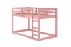 Gaston II - Twin Loft Bed - Pink Finish