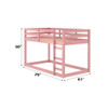 Gaston II - Twin Loft Bed - Pink