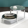 Abbe - Coffee Table - Glass & Chrome