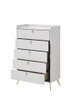 Zeena - Chest - White Finish