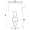 Leorio - Rectangular Shade Metal Table Lamp - Black