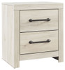 Cambeck - Whitewash - Two Drawer Night Stand