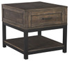 Johurst - Grayish Brown - Rectangular End Table