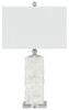 Malise - Alabaster Table Lamp  - White