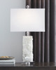 Malise - Alabaster Table Lamp  - White