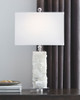 Malise - Alabaster Table Lamp  - White