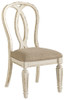 Realyn - Dining UPH Side Chair (Set of 2) - Ribbonback - Chipped White