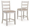 Skempton - Upholstered Barstool (Set of 2) - White