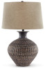 Magan - Metal Table Lamp  - Antique Bronze Finish