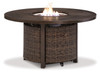 Paradise Trail - Round Fire Pit Table - Medium Brown