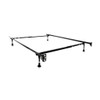 Twin Over Full Adjustable Bed Frame - Glides