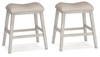 Skempton - Upholstered Stool (Set of 2) - White